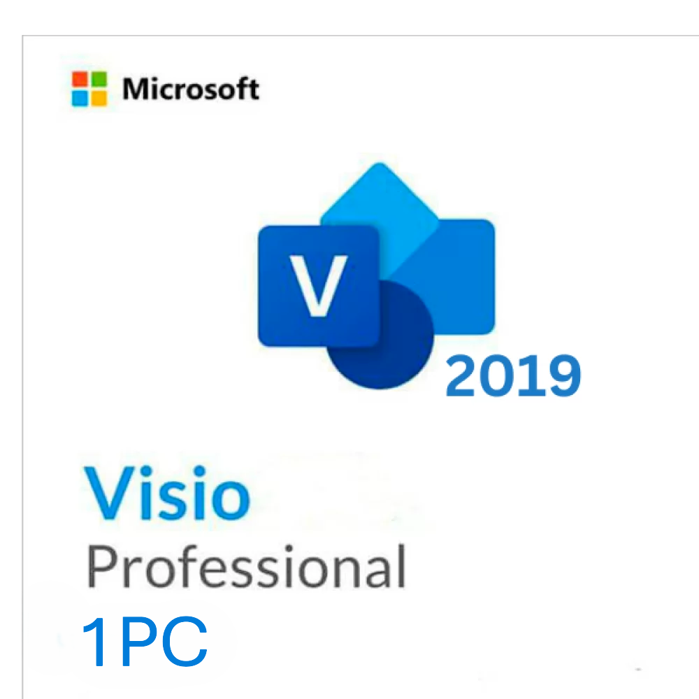 Microsoft Visio 2019 Professional 1PC [Retail Online]